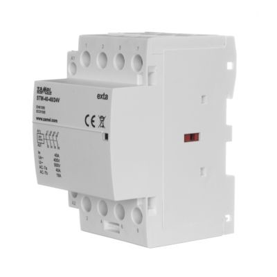 Stycznik modułowy instalacyjny 40A 4xNO 24V AC/DC+F13 TYP: STM-40-40/24V ZAMEL (EXT10000297-WUN)